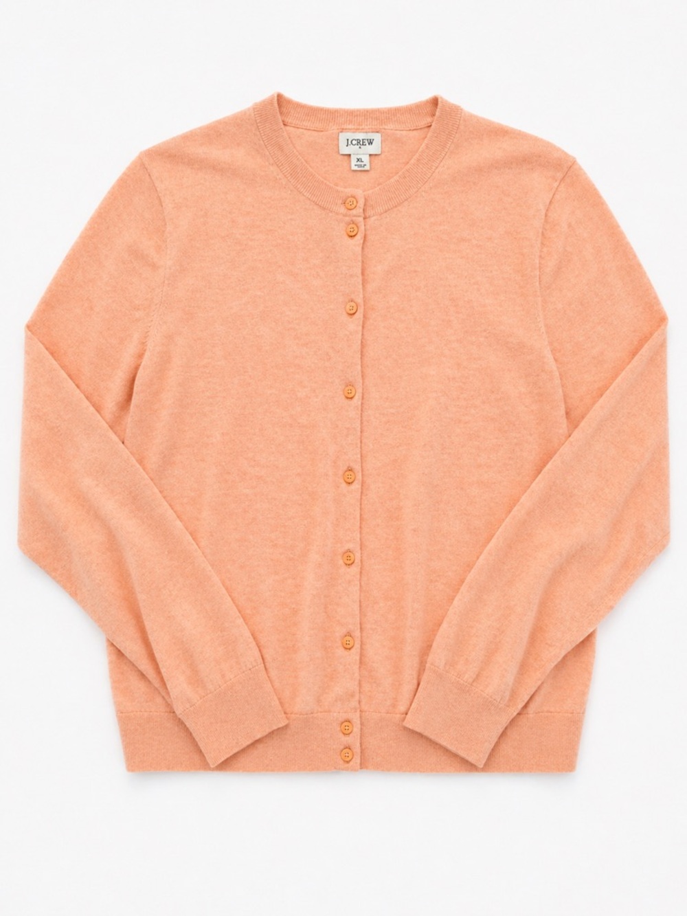 J. Crew Summer Cardigan Sweater peach size XL